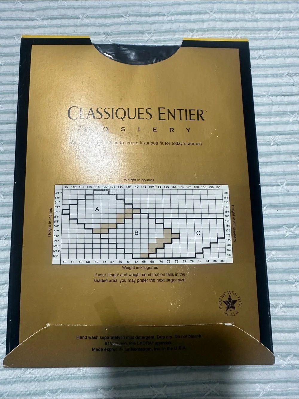 Classiques Entier packaging classiques